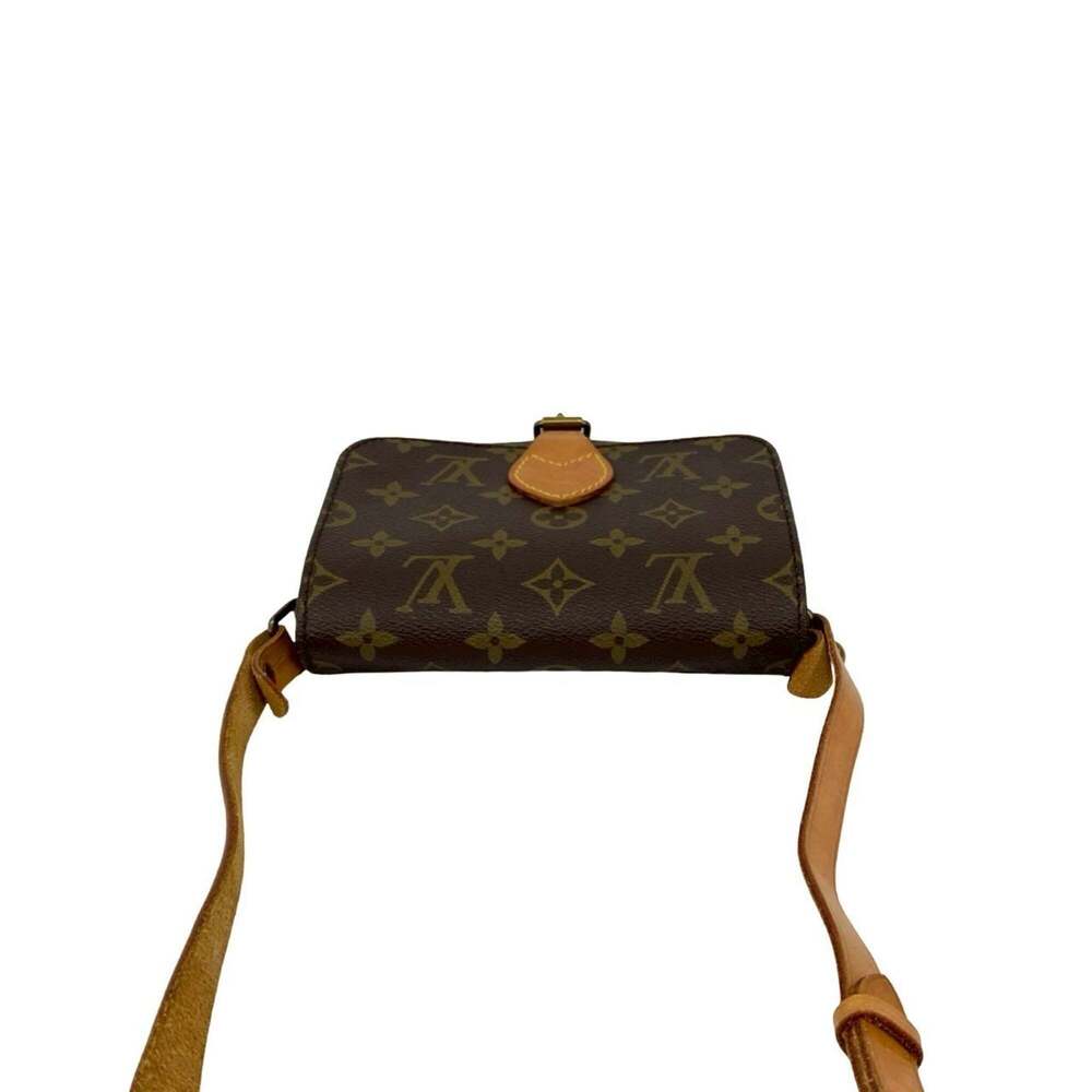 LOUIS VUITTON Vintage Brown Monogram Leather Pochette Shoulder Bag - Picture 4 of 9